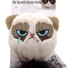 Grumpy Cat Spielball mit Federwedel "Leave me alone"