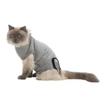 TRiXiE surgical body for cats - gray - S-M