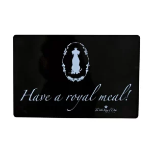 trixie the little king of dogs bowl liner royal meat black