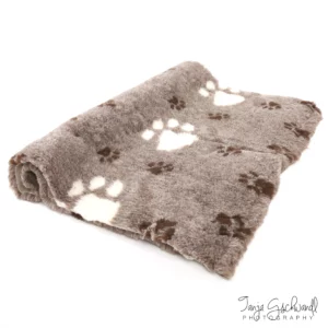 Vet Beddings Decke in Premium Qualität mit Hundepfoten - 160 x 100 cm
