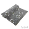 Vet Beddings couverture de qualité supérieure avec des fleurs d'edelweiss - 160 x 100 cm