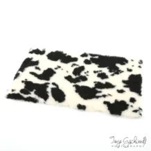 Vet Beddings Couverture de qualité supérieure à l'aspect peau de vache - 80 x 50 cm