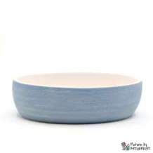 WOLTERS Diner Stone for Cats - Ceramic bowl - oval - Blue