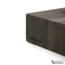 WOLTERS Meshidai Siam True - gamelle en céramique sur support en bois - Gris