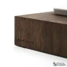 WOLTERS Meshidai Siam True - gamelle en céramique sur support en bois - noix/marron