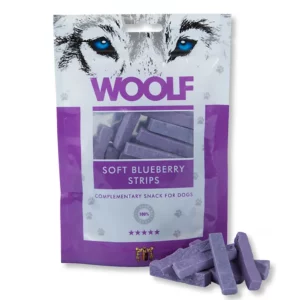 WOOLF Zarte Heidelbeerstreifen - 100 g