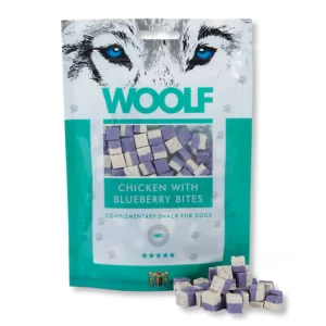WOOLF Hühnchenwürfel mit Heidelbeeren - 100 g