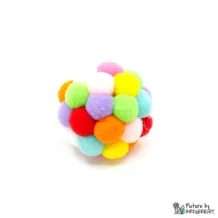 WOUAPY Katzenspielzeug - Ball mit Schelle und Sisalmaus
