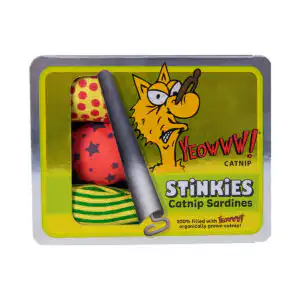 YEOWWW! 3er Pack Stinkies - Catnip Sardinen