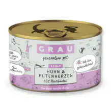 GRAU Huhn & Putenherzen - 200 g