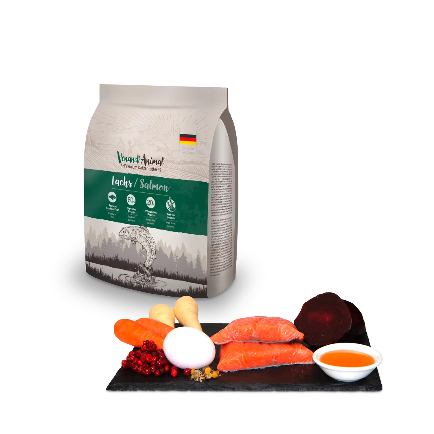 Venandi Animal Lachs - 300 g – Bild 2