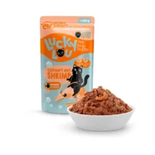Lucky Lou GEFLÜGEL & SHRIMPS con mirtilli rossi - 125 g