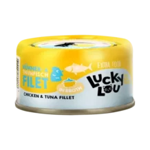 Lucky Lou EXTRA FOOD Hühner- & Thunfischfilet in Broth - 70 g