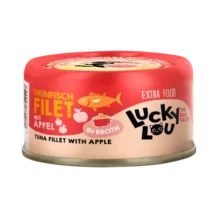 Lucky Lou EXTRA FOOD Thunfischfilet mit Apfel in Broth - 70 g