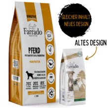 Farrado cheval avec pommes de terre & fruits - 12 kg