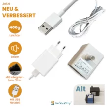 Micro-pompe Lucky-Kitty USB avec adaptateur