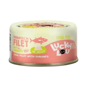 Lucky Lou EXTRA FOOD Tuna fillet with shrimps in jelly - 70 g