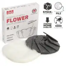 Cestino in feltro CanadianCat "Flower" con comodo cuscino