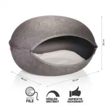 CanadianCat cat nest - anthracite
