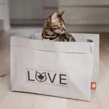 CanadianCat Winnipeg Lit pour chat en papier lavable