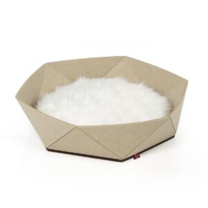 Cestino per gatti CanadianCat "Zoey" - Beige