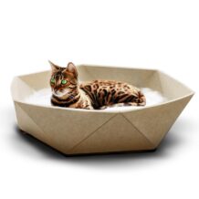 Cestino per gatti CanadianCat "Zoey" - Beige