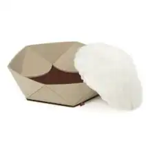 Cestino per gatti CanadianCat "Zoey" - Beige