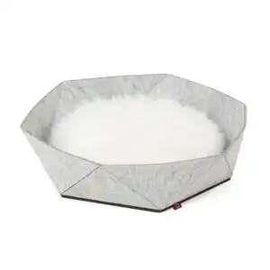 CanadianCat Panier pour chat "Zoey" - Gris clair