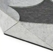 CanadianCat Panier pour chat "Zoey" - Gris clair