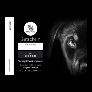 Bon cadeau avec chien CHF 50.00