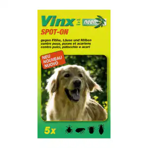 Vinx With neem - SPOT-ON - Dog - 5x1ml