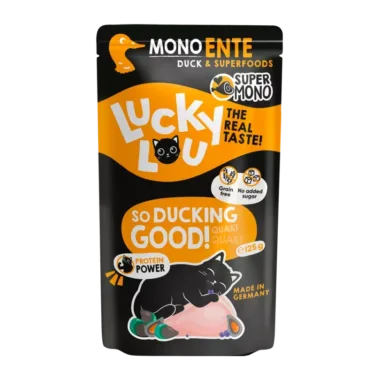 Lucky Lou SUPERMONO DUCK con estratto di mirtillo e cozze dalle labbra verdi - 125 g