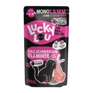 Lucky Lou SUPERMONO LAMB con lamponi e semi di chia - 125 g