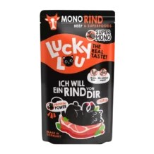 Lucky Lou SUPERMONO RIND con mirtillo rosso ed erba gatta - 125 g
