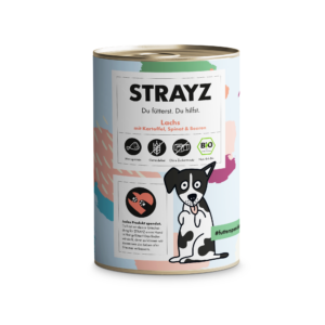 STRAYZ Salmon with potato, spinach & berries - 400 g