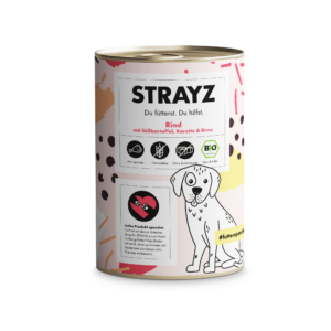 STRAYZ Beef with sweet potato, carrot & pear - 400 g