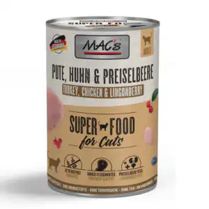 MAC's - SUPERFOOD - Tacchino, pollo e mirtilli rossi - 400g