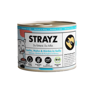 STRAYZ salmon, chicken & pumpkin in sauce - 200 g