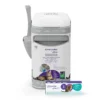 LitterLocker Platinum Seau de tri de la litière pour chats en acier inoxydable