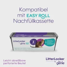 LitterLocker Platinum stainless steel cat litter disposal bucket