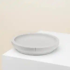 pino ciotola piatta per gatti diametro 18 cm grigio chiaro