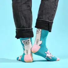 STRAYZ Chaussettes pour chats "Poleckmiez" - M (39 - 42)