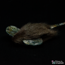 LIONSLIKE Jouets pour chats - Souris scintillante fourrée à l'épeautre