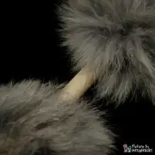 LIONSLIKE cat toy - chew sticks with rabbit fur