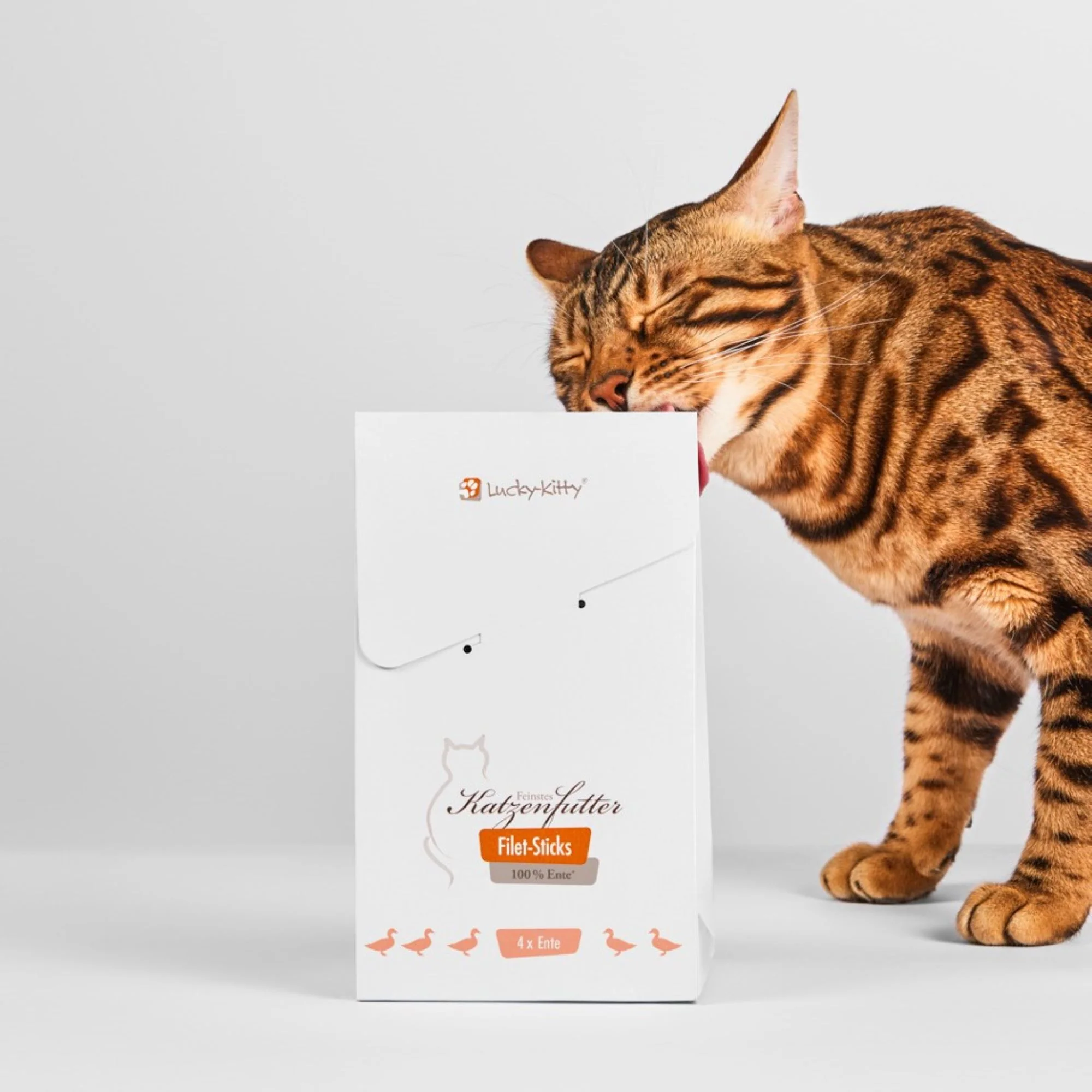 Bastoncini di filetto Lucky-Kitty - 4 pezzi - anatra