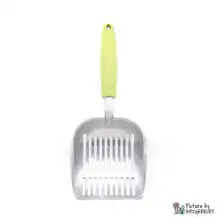 Paletta per gatti - alluminio - extra large e robusta - verde chiaro