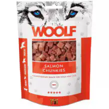 WOOLF Lachs Chunkies - 100 g
