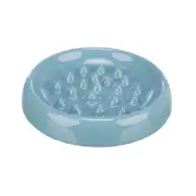 TRiXiE Slow Feed ceramic bowl - Petrol