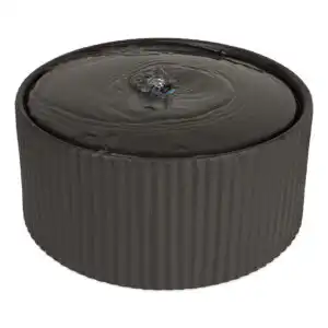 DISTRICT 70 SENSE - Fontana in ceramica - Nero