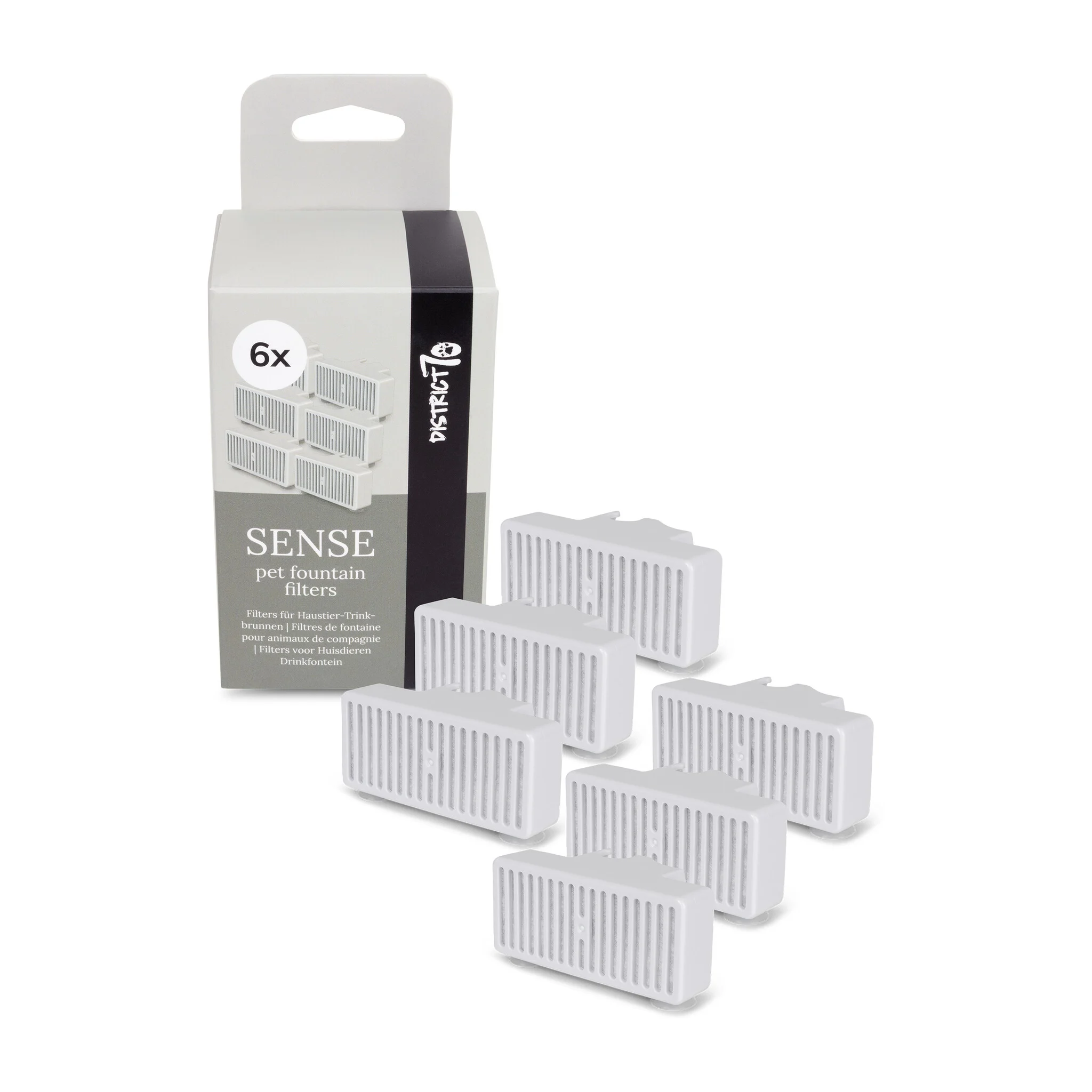 DISTRICT 70 SENSE - Replacement filter - 6 pieces